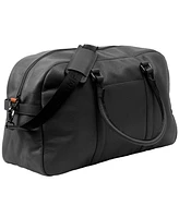 Onyx Leather Duffle Bag