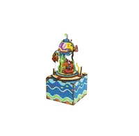 Diy 3D Wood Puzzle Music Box: Under The Sea - 81 Pieces