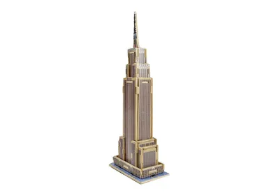 Diy 3D Wood Puzzle - Empire State Building - 34pcs