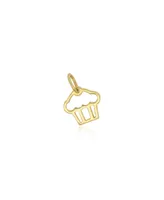 The Lovery Mini Gold Cupcake Charm