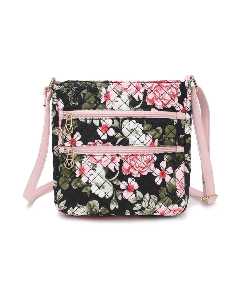 Mkf Collection Lainey Quilted floral Pattern Crossbody by Mia K