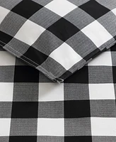 Eddie Bauer Mountain Plaid Cotton Reversible Piece Duvet Cover Set
