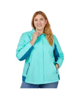 Free Country Women's Plus Size Sun swept Athlete Windbreaker Jacket