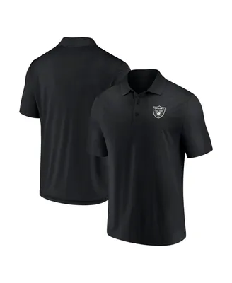 Men's Fanatics Black Las Vegas Raiders Component Polo Shirt