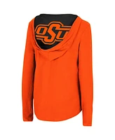 Women's Colosseum Orange Oklahoma State Cowboys Catalina Hoodie Long Sleeve T-shirt