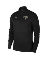 Men's Nike Black Army Knights 2023 Rivalry Collection Pacer Performance Quarter-Zip Jacket