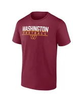 Men's Fanatics Gold, Burgundy Washington Commanders Two-Pack T-shirt Combo Set