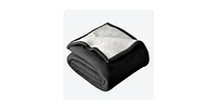 Bare Home Fleece Sherpa Blanket