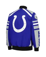 Men's G-iii Sports by Carl Banks Royal Indianapolis Colts Power Forward Racing Full-Snap Jacket