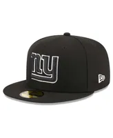 Men's New Era Black York Giants Main Patch 59FIFTY Fitted Hat