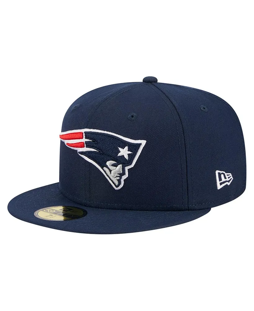 Men's New Era Navy New England Patriots Main 59FIFTY Fitted Hat