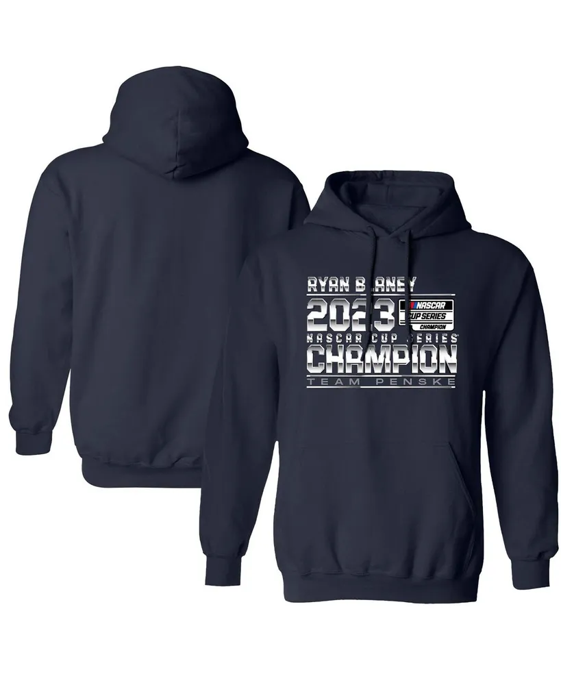 Men's Team Penske Navy Ryan Blaney 2023 Nascar Cup Series Champion Pullover Hoodie