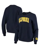 Women's Colosseum Navy Cal Bears Campanile Pullover Sweatshirt