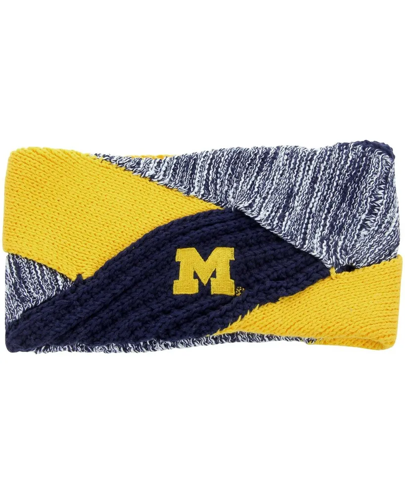 Women's ZooZatz Michigan Wolverines Criss Cross Headband