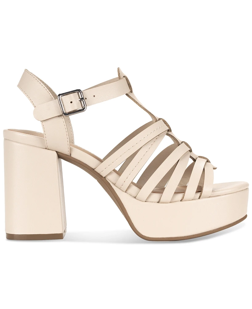 Sun + Stone Women's Fondaa Block Heel Fisherman Platform Sandals, Created for Macy's