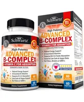 Bioschwartz Advanced B-Complex Capsules, Low Carb & Diet Support, Bioschwartz, 60ct