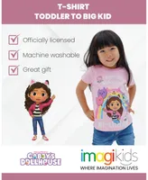 DreamWorks Gabby's Dollhouse MerCat Kitty Fairy Cakey Cat Birthday Girls T-Shirt Toddler Child