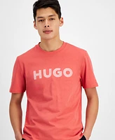 Hugo by Boss Men's Regular-Fit Embroidered Logo Graphic T-Shirt