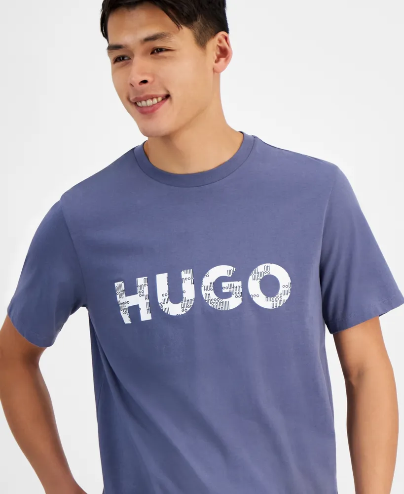 Hugo by Boss Men's Regular-Fit Logo Graphic T-Shirt, Created for Macy's