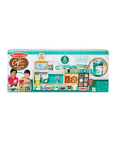 Melissa and Doug Wooden Cafe Barista Coffee Shop 35 Piece Set