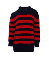 Women's Striped Knit Sweater - Multi