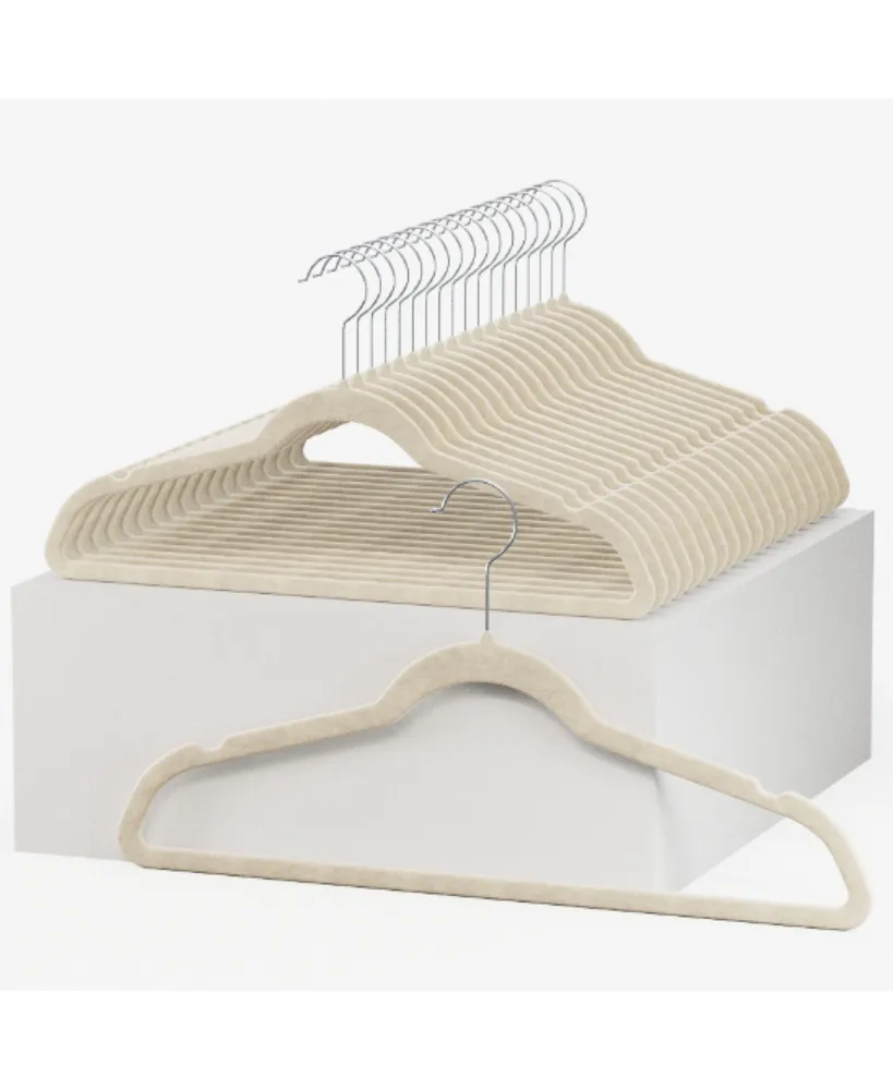 Non-Slip Velvet Hangers - 50 Pack