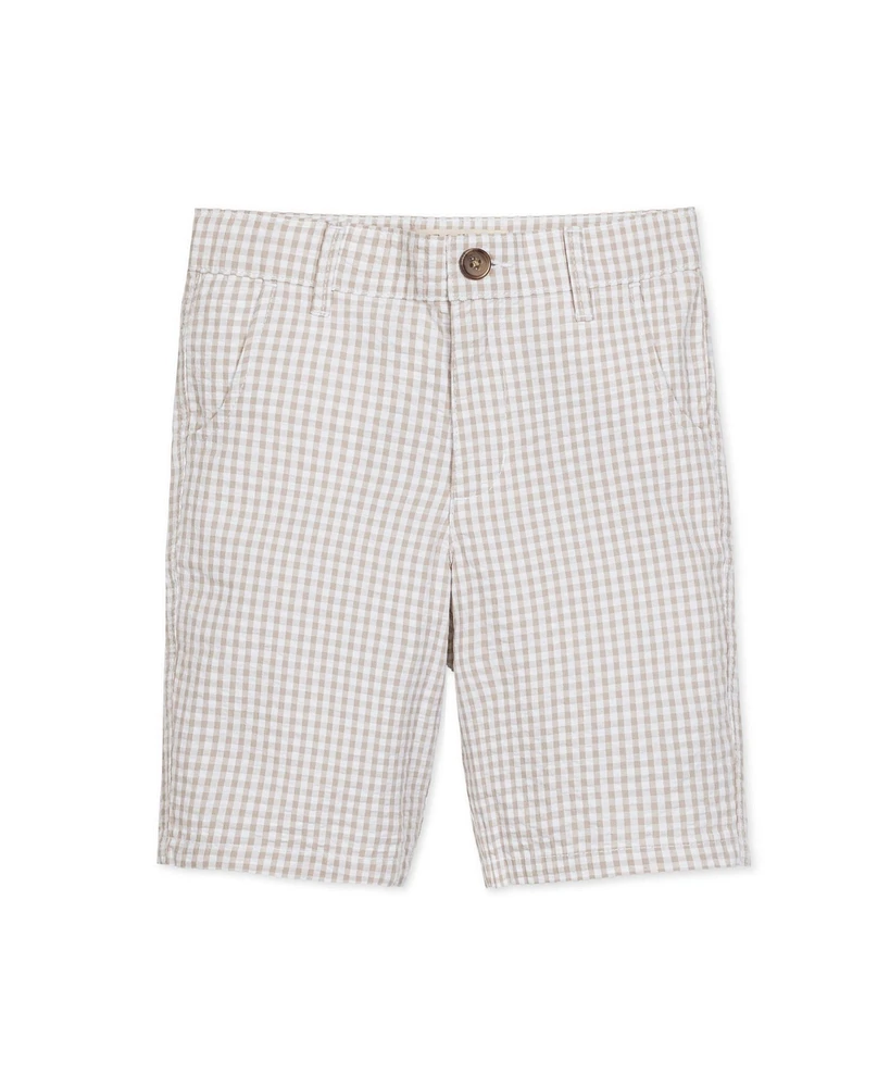 Hope & Henry Big Boys Organic Seersucker Short