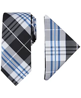 Nautica Men's Lydonia Plaid Tie & Pocket Square Set