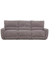 Deklyn 106" 3-Pc. Zero Gravity Fabric Sofa with 2 Power Recliners, Created for Macy's