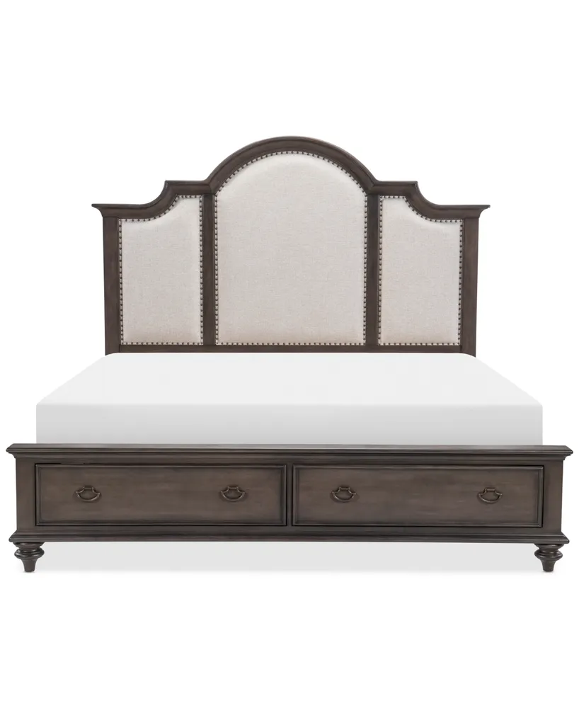 Mandeville Upholstered California King Storage Bed