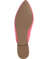 Journee Collection Women's Aniee Wide Width Knit Slip On Mules