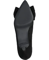 Journee Collection Women's Orana Wide Width Pointed Toe Kitten Heel Pumps
