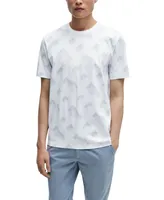 Boss by Hugo Boss Men's Monogram-Jacquard T-shirt