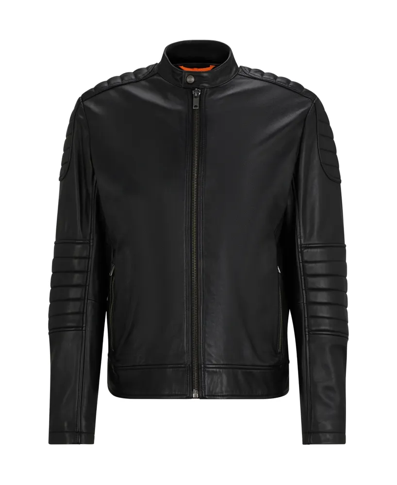 Boss by Hugo Boss Men's Regular-Fit Genuine Leather Jacket