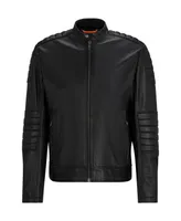 Boss by Hugo Men's Regular-Fit Genuine Leather Jacket