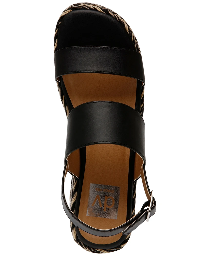 Dv Dolce Vita Women's Surrey Slingback Platform Wedge Sandals