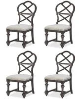 Mandeville 4pc X-Back Chair Set