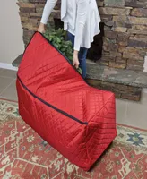 Northlight Expandable Quilted Rolling Christmas Tree Bag for Trees, 9' - 12'