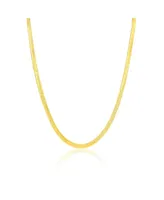 Etoielle Yellow Gold Tone Snake Chain Necklace