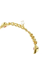 Swarovski Round Cut, White, Gold-Tone or Ruthenium Plated Numina Bracelet