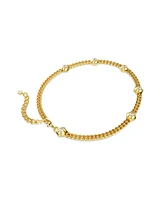 Swarovski Round Cut, White, Gold-Tone or Ruthenium Plated Numina Necklace