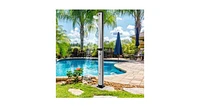 7.2 Feet Solar-Heated Outdoor Shower with Free-Rotating Shower Head