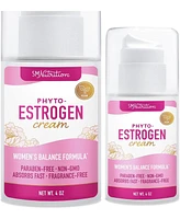 SMNutrition Phyto Estrogen Cream for Women | Plant Based Hot Flash, Menopause & Menstrual Cycle Support | Wild Yam, Black Cohosh, Dong Quai, Red Clove