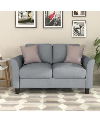 Simplie Fun Living Room Furniture Love Seat Sofa Double Seat Sofa (Loveseat Chair