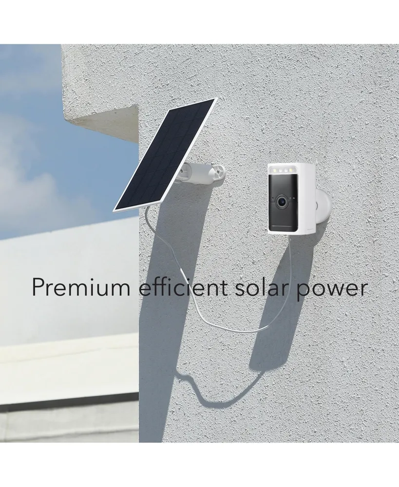 Wasserstein Solar Panel Compatible with Wyze Battery Cam Pro