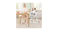 4-in-1 Convertible Baby High Chair with Aluminum Frame