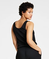 Bar Iii Women's Textured Tank Top, Created for Macy's