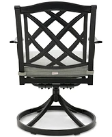 Wythburn Mix and Match Lattice Outdoor Swivel Chair