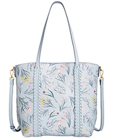 Style & Co Whip-Stitch Printed Medium Tote Bag, Created for Macy's