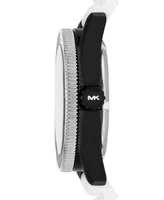 Michael Kors Men's Maritime Three-Hand White Silicone Watch 42mm